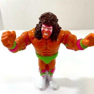 Ultimate warrior 1990 vintage wrestler Hasbro Preowned condition-see pictures